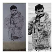 سیاه قلم چهره