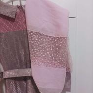 پیراهن مجلسی سالم وتمیزباشال مجلسی