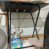 میز تاشو استفاده شده اما نو هست