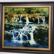 فرش دستبافت چله ابریشم منظره