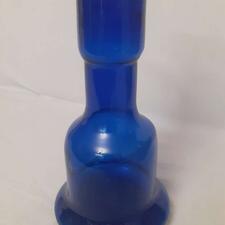 تنگ قلیان آبی رنگ آنتیک سالم