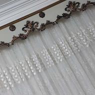 پرده شیک ساده بسیار زیبا حریر همراه با کتیبه