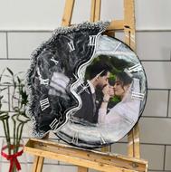 ساعت دیواری طرح رزینی و چوبی در ابعاد مختلف