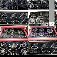 اجاق گازصفحه ایی استیل وشیشه با ترموکوبل وبدون ترموکوبل