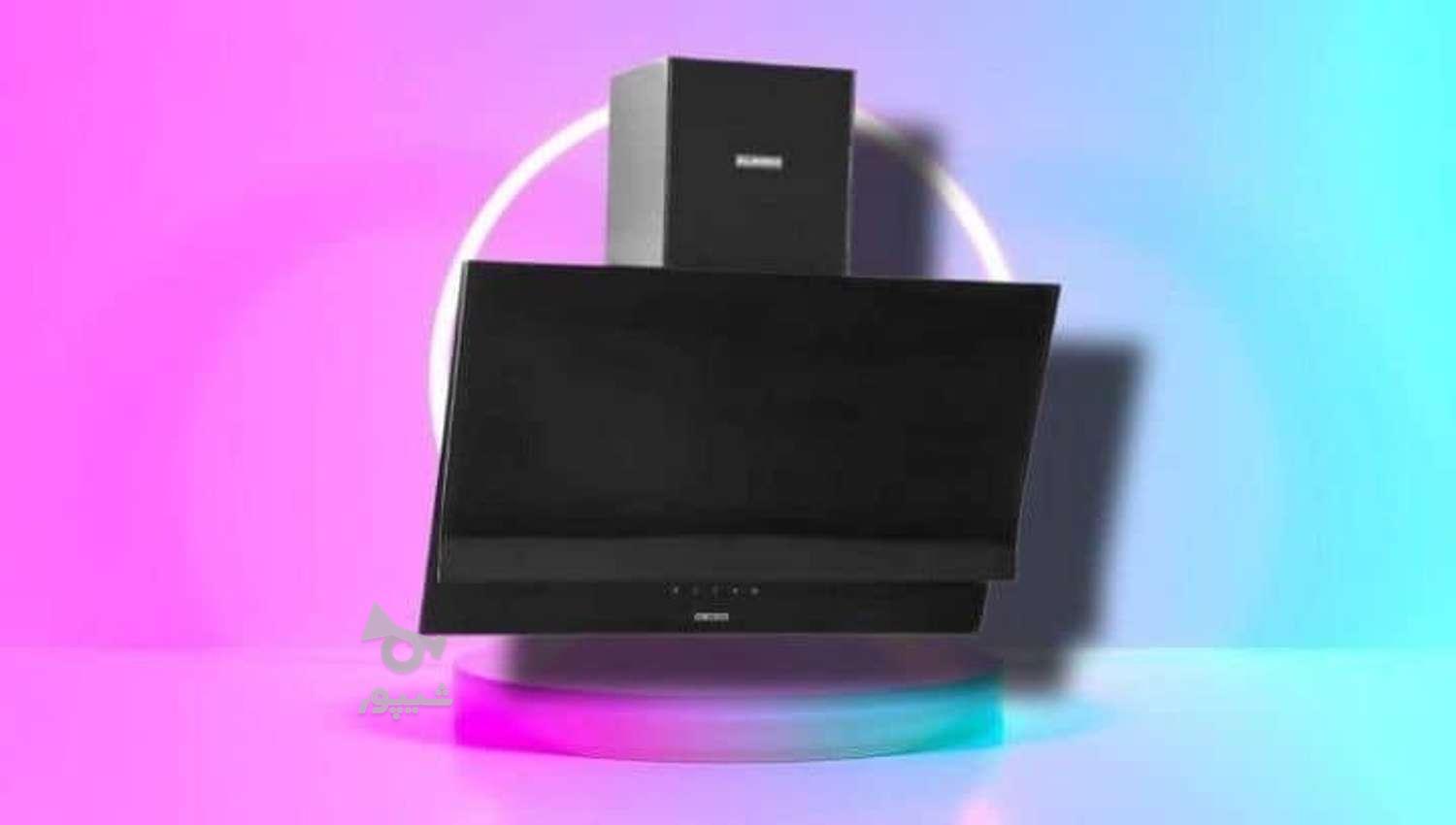 اجاق‌گاز هود مورب شیشه ای سینک استیل گرانیتی