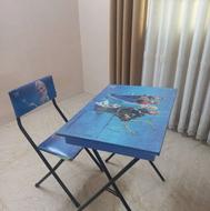 میز و صندلی تحریر دخترانه طرح فروزن