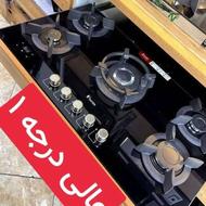 اجاق‌گاز هود مورب شیشه ای سینک استیل گرانیتی ⭕️ ⭕️ ⭕️ فلورام