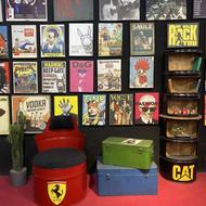 مبل بشکه تجهیزات دکوری کافه کافی شاپ خاص