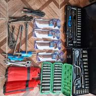 جعبه بکس آچار یکسر رینگی انبرقفلی آلن مینی فرز انبردست