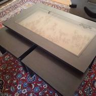 میز وسط با گل میز