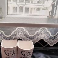 پرده حریر گیپور ترک دومکانیزه