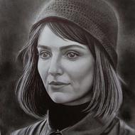 سفارش طراحی چهره .سیاه قلم