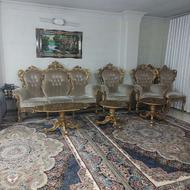 ست 9 نفره مبل سلطنتی چوب راش