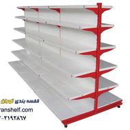 قفسه ی دو طرفه ی فروشگاهی و یک طرفه دیواری فلزی