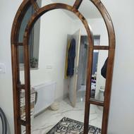 آینه دکوراتیو گنبدی چوبی