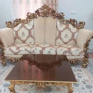 مبل 9نفره و ناهار خوری 6 نفره با جلومبلی و کاور