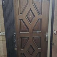 درب چوبی ورودی
