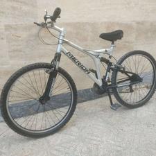 دوچرخه سایز26 رنگ نقره‌ای