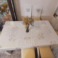 میز ناهار خوری 6 نفره میز عسلی بزرگ