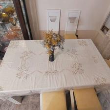 میز ناهار خوری 6 نفره میز عسلی بزرگ