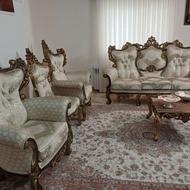 مبل سلطنتی 9 نفره با جلو میزی