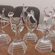 مجسمه های بالرین کریستالی