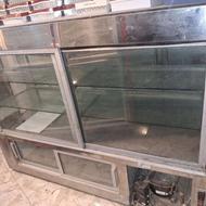 یخچال ویترینی مکعبی تمام استیل