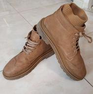 کفش ساق دار چرم سایز 44 زیپ دار