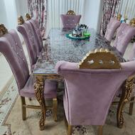 میز ناهارخوری8نفره با8 عدد صندلی به دلیل جابجایی قیمت مناسب