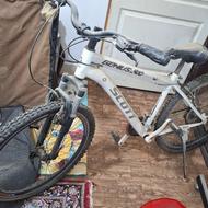 دوچرخه 26 سفید عروسک