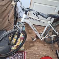 دوچرخه 26 سفید عروسک