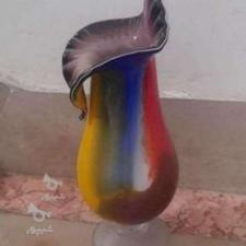 گلدان آبرنگی خیلی زیبا بدون شکستگی چیزی