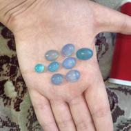 نگین عقیق آبی