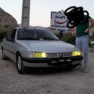 پژو 405 نقره ایی