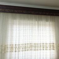 پرده پذیرایی عرض2/50وارتفاع2/64کاملا سالم ودرحدنو