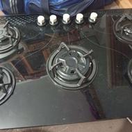 اجاق گاز رومیزی شیشه ای