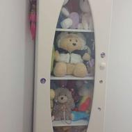 فروش کمد و تخت گهواره‌ای کودک به همراه رو تختی