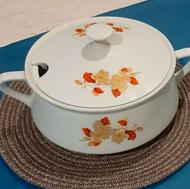 سوپ خوری گل نارنجی قدیمی