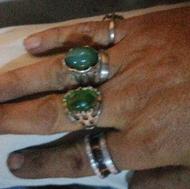 انگشترنقره. ومعمولی