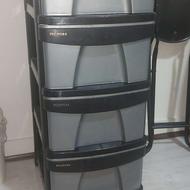 دراور چهار کشو طوسی مشکی