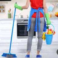 خانوم جوان و آراسته جهت نظافت منزل