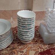 طرف بشقاب وپیش دستی میوه خوری