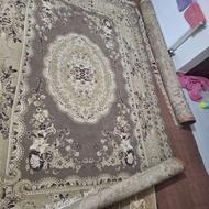 سه عدد پرده و دو عدد فرش 6 متری سالم فروشی