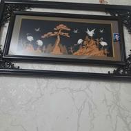 تابلو تمام چوب خراطی شده