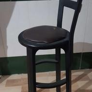 دو صندلی اپن چوبی و فلزی