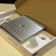 شیر دوش سقفی کلار تیپ یک لاکچری فلت رنگ سیلور مات