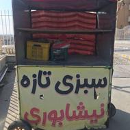 گاری سبزی و میوه هم به موتور هم ماشین وصل میشه