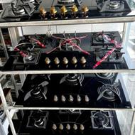 اجاق گاز صفحه ایی جنرال 5شعله فردوس کالا