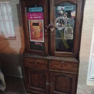 کتابخانه کمد چوبی