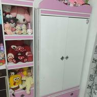 سرویس خواب کودک و کمد و ویترین ام دی اف